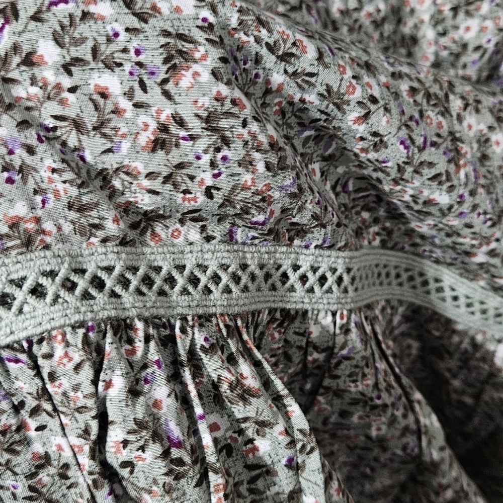 Orange Creek Floral Midi Dress - Picture 2 of 6